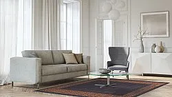 Tapis Wilton - Kuba (noir/marron)