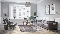 Tapis Wilton - Violetta (gris)