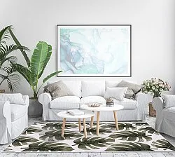 Tapis Wilton - Falling Leaves (vert)