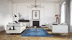 Tapis Wilton - Gombalia (bleu)