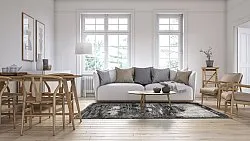 Tapis Wilton - Sovana (gris)