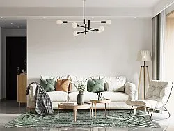 Tapis en laine - Rome (vert)