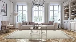 Tapis en laine - Averdon (blanc cassé)