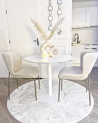 Tapis ronds - Frutillar (blanc cassé)