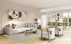Tapis d’intérieur et d’extérieur - Arlo (beige)