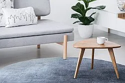 Tapis rond - Artena (bleu)