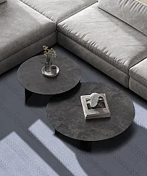 Tapis en coton - Lilje (bleu)