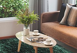 Tapis shaggy - Cosy (vert foncé)