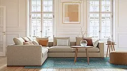 Tapis Wilton - Lainey (bleu)