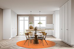 Tapis rond - Hamilton (Orange Peel)