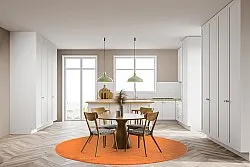 Tapis rond - Hamilton (Orange Peel)