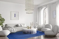Tapis en laine - Hamilton (Classic Blue)