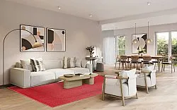 Tapis en laine - Hamilton (Flame Scarlet)