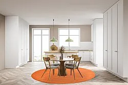 Tapis rond - Hamilton (Orange Peel)