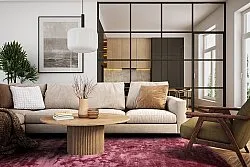 Tapis moelleux - Aranga Super Soft Fur (rose)