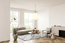 Shaggy Intérieur-Extérieur - Hampton (gris)