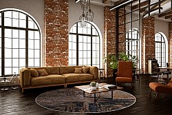 Tapis rond - Tizzano (oro/multi)