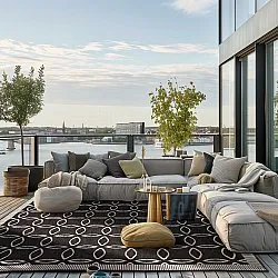 Tapis d’intérieur et d’extérieur - Dewey (noir)