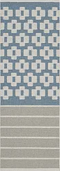 Tapis en plastique - Horredsmattan Iris (bleu)