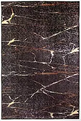 Tapis Wilton - Nara (noir/doré)
