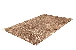 Tapis Wilton - Alden (marron/doré)