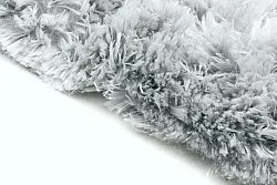 Tapis à poils longs - Janjira (argent)