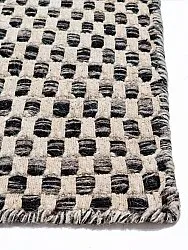 Tapis en laine - Jenim (noir/beige)
