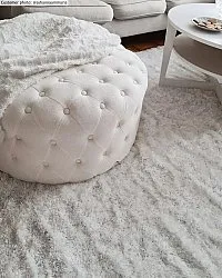Tapis à poils longs - Cosy (blanc)