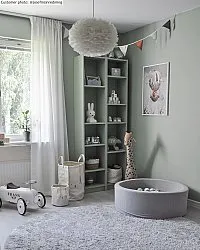 Tapis ronds - Cosy (argent)