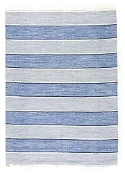 Tapis patchwork - Julia (bleu)