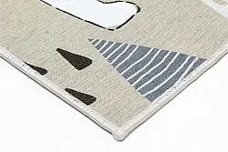 Tapis enfant - Piggyback Ride (gris)