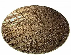 Tapis rond - Junes (doré)