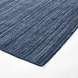 Tapis en jute - Amasia (bleu)