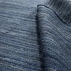 Tapis en jute - Amasia (bleu)