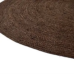 Tapis rond en jute - Amasia (marron)