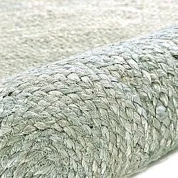 Tapis rond en jute - Amasia (gris)
