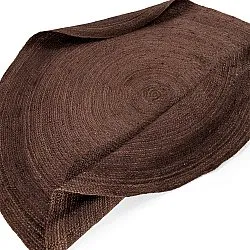 Tapis rond en jute - Amasia (café)