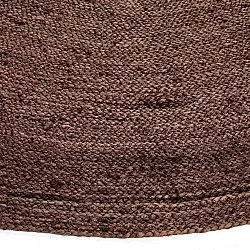 Tapis rond en jute - Amasia (café)