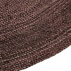 Tapis rond en jute - Amasia (café)