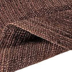 Tapis rond en jute - Amasia (café)