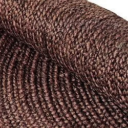 Tapis rond en jute - Amasia (café)