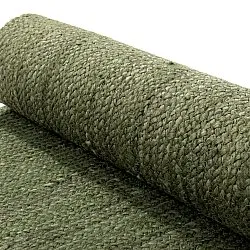 Tapis en jute - Amasia (vert militaire)