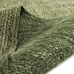 Tapis en jute - Amasia (vert militaire)