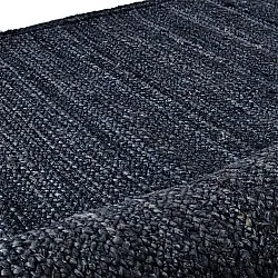 Tapis en jute - Amasia (bleu foncé)
