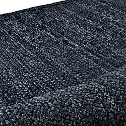 Tapis en jute - Amasia (bleu foncé)