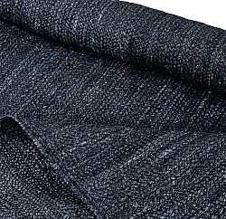 Tapis en jute - Amasia (bleu foncé)