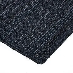 Tapis en jute - Amasia (bleu foncé)