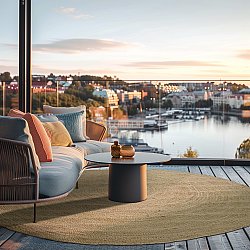 Tapis rond en jute - Amasia (nature)