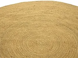 Tapis rond en jute - Amasia (orange)