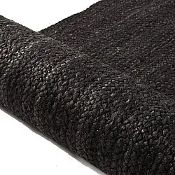 Tapis en jute - Amasia (noir)